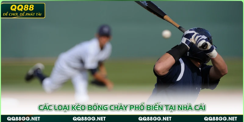 Các loại kèo bóng chày phổ biến tại nhà cái